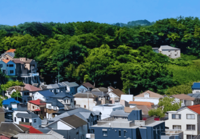 緑あふれる街の風景